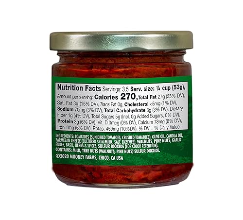 Miniatura 2 de Bella Sun Luci Salsa de pesto de tomate secado al sol con piñones enteros