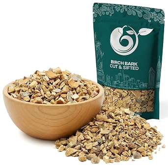 NY Spice Shop Birch Bark Cut & Sifted - 4 Ounce Birch Bark Herb - Natural Flavor Enhancer - Versatile Culinary Ingredient - Natural Herbal Tea Bark