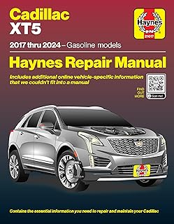 Haynes Compatible for The Cadillac XT5 (2017–2024) Repair Manual: Covers 3.6L LFX & 3.6L LF3 Turbo Gas Models – Maintenance, Troubleshooting, Electrical, Wiring, Step-by-Step DIY Repair Instructions