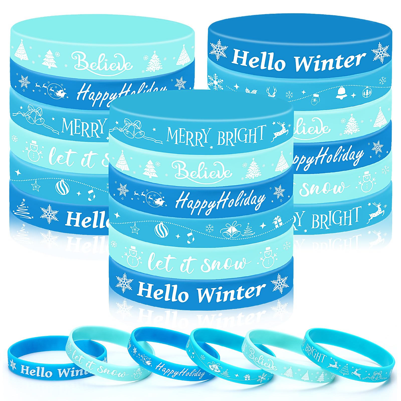 Camping Silicone Bracelets - 42pcs Party Favors -19