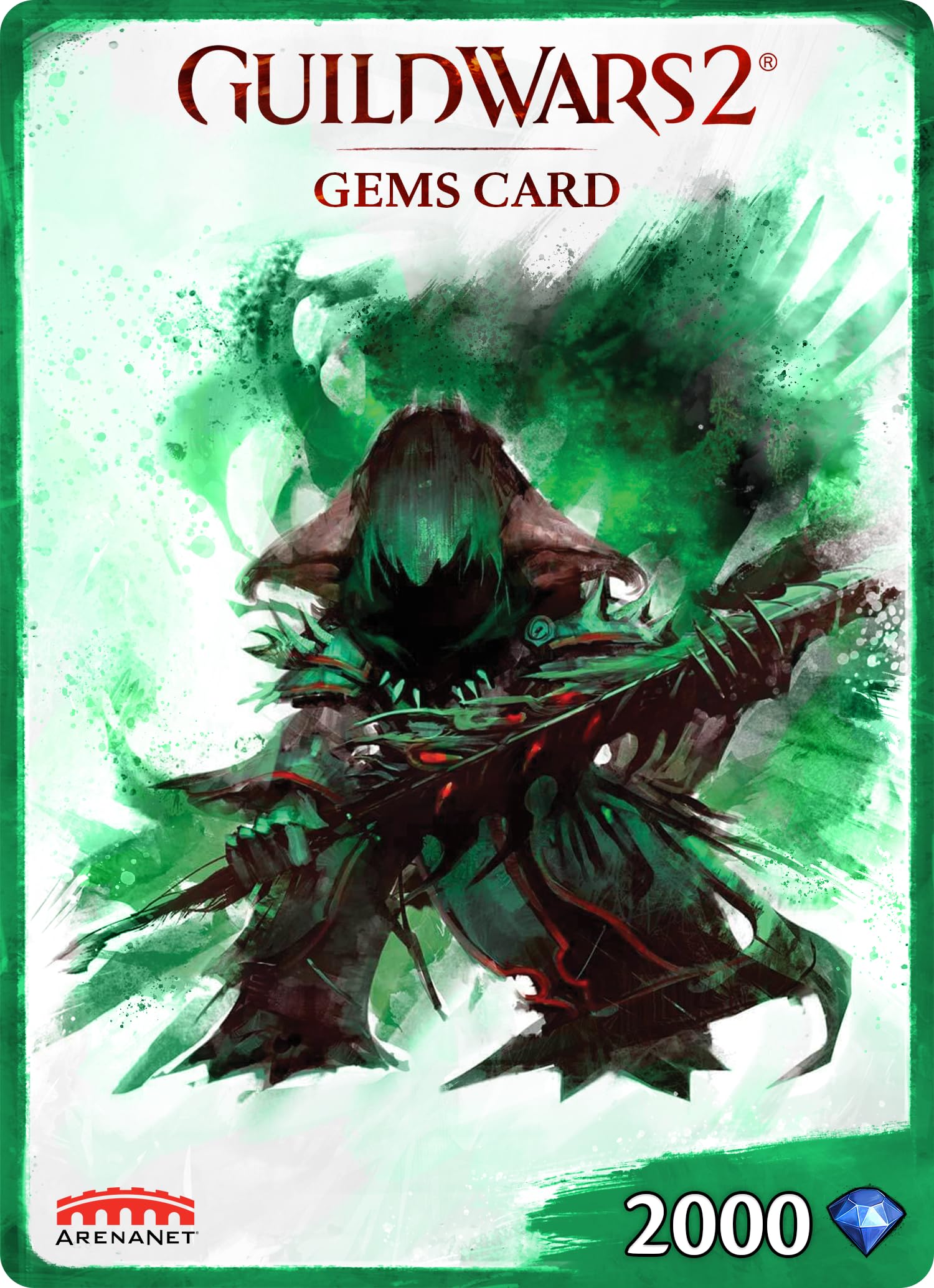 Guild Wars 2, Gems - 2000 - [Online Game Code]