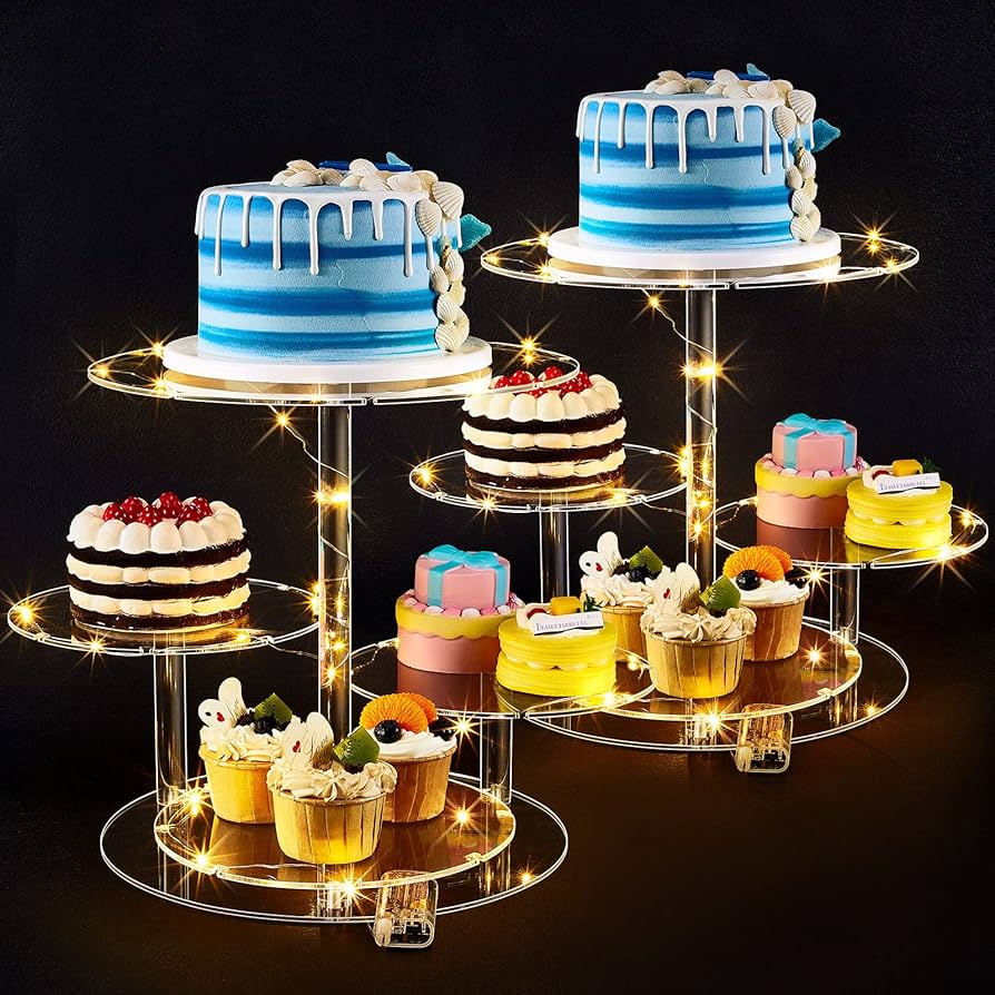 stringting ストリングティング ストラップ BIRTHDAYCAKE Amazon.com | Taiyin 2 Pcs 4 Tier Acrylic Cupcake Tower Stand