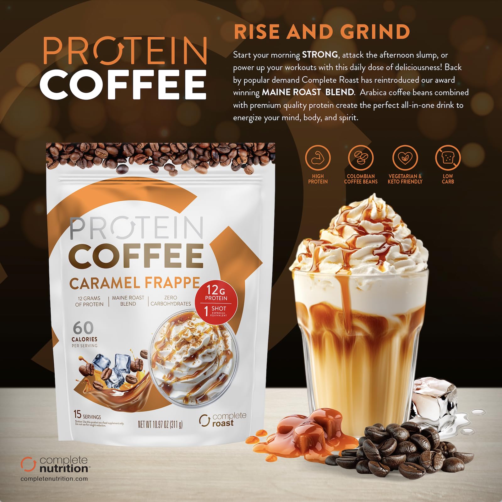Protein Iced Coffee Frappe