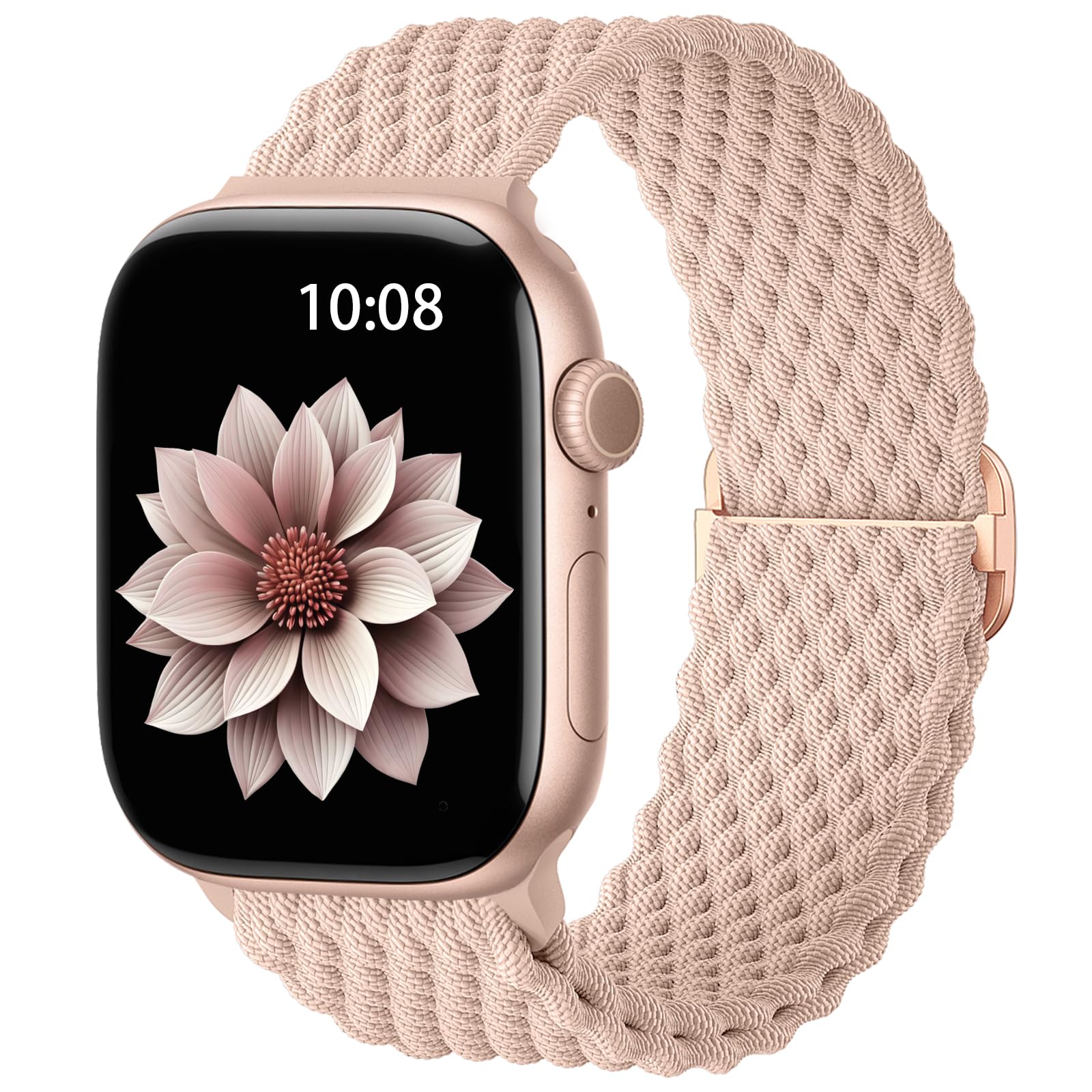 AMSKY Cinturini in Intrecciato Compatibile con Cinturino Apple Watch 40mm 46mm 44 mm 45mm 41mm 42mm 38mm 49mm Donna Uomo, Tessile Cinturino Compatibile con Apple Watch Se Ultra 10 9 8 7 6 5 4 3 2 1