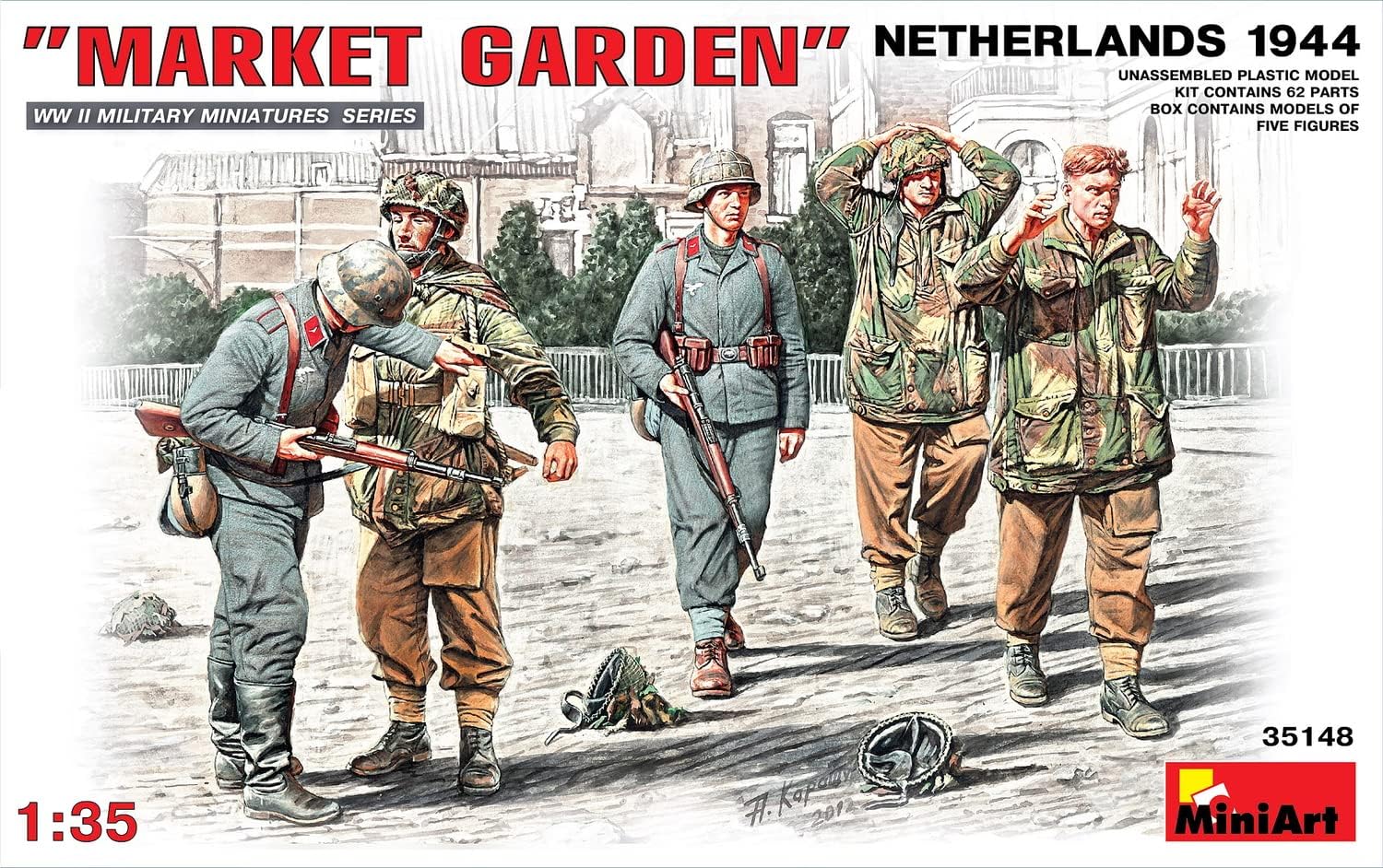 MiniArt 1:35 Scale Market Garden (Netherlands 1944)" Plastic Model Kit