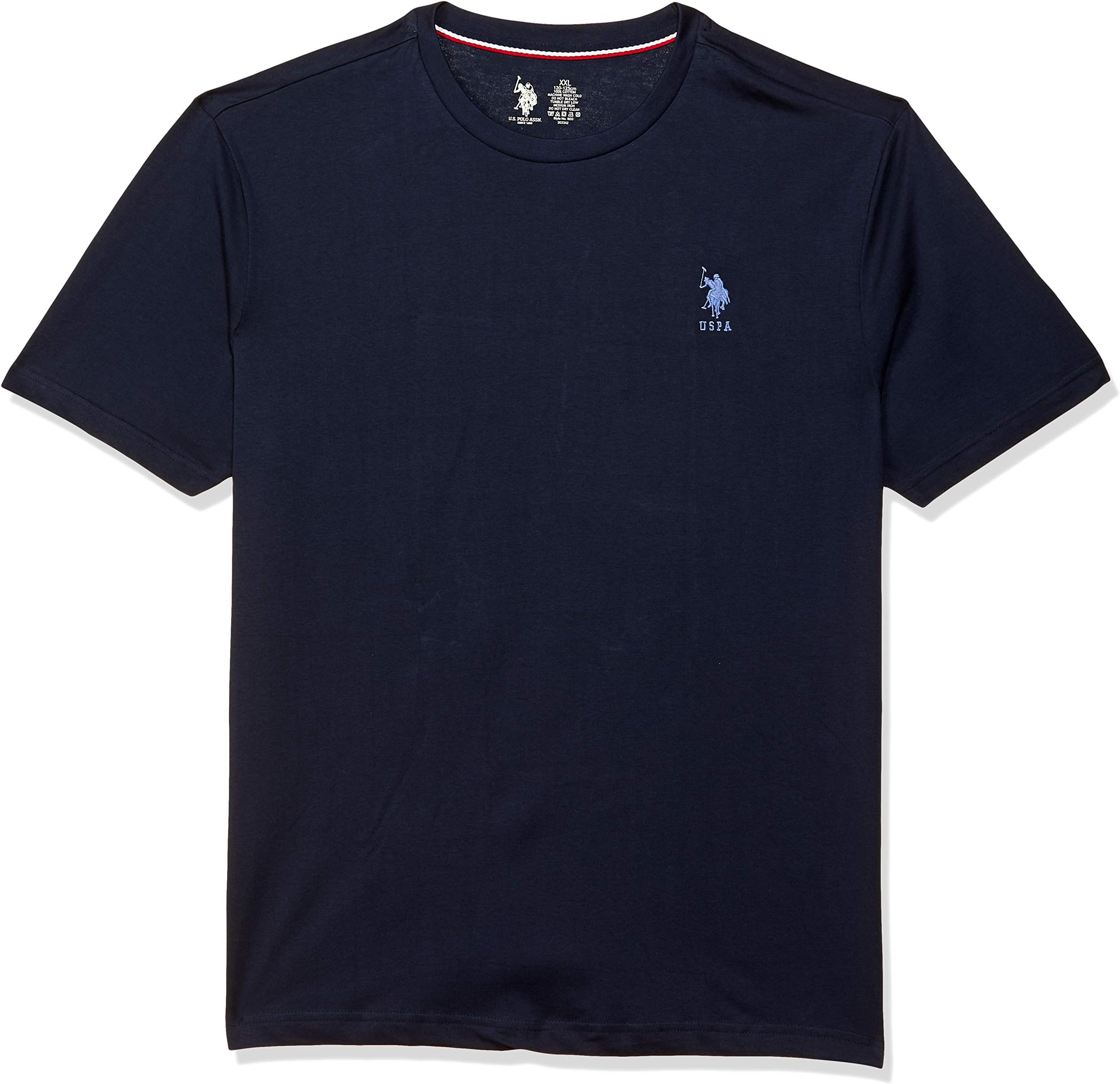 U.S. POLO ASSN.Mens Crew Neck Embroidered Logo I633 Lounge T-Shirt - Pack of 1