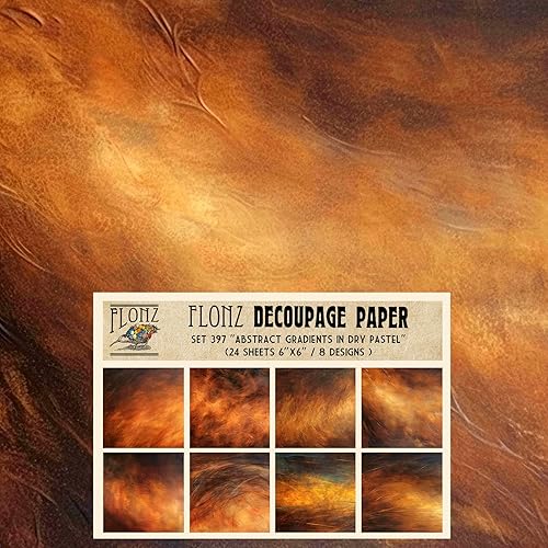 Miniatura 9 de Flonz Decoupage - Paquete de papel (24 hojas de 6 x 6 pulgadas), hojas cuadradas brillantes multicolor para manualidades y álbumes de recortes