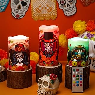 Candles For Dia De Los Muertos Picks collage image 1