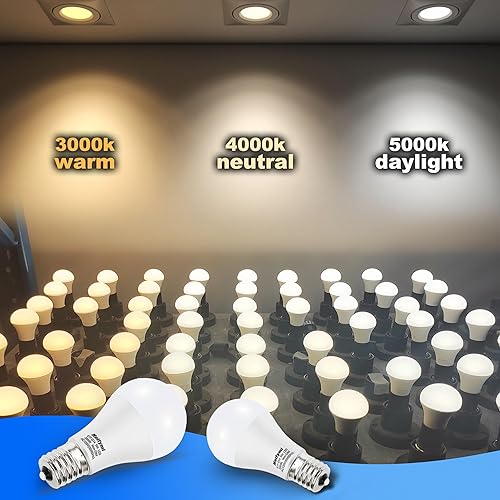 Miniatura 7 de Bombilla LED E17 de base intermedia de 5 W, equivalente a 40 vatios, blanco neutronatural 4000 K, 500 lúmenes, 120 voltios AC, repuesto LED para