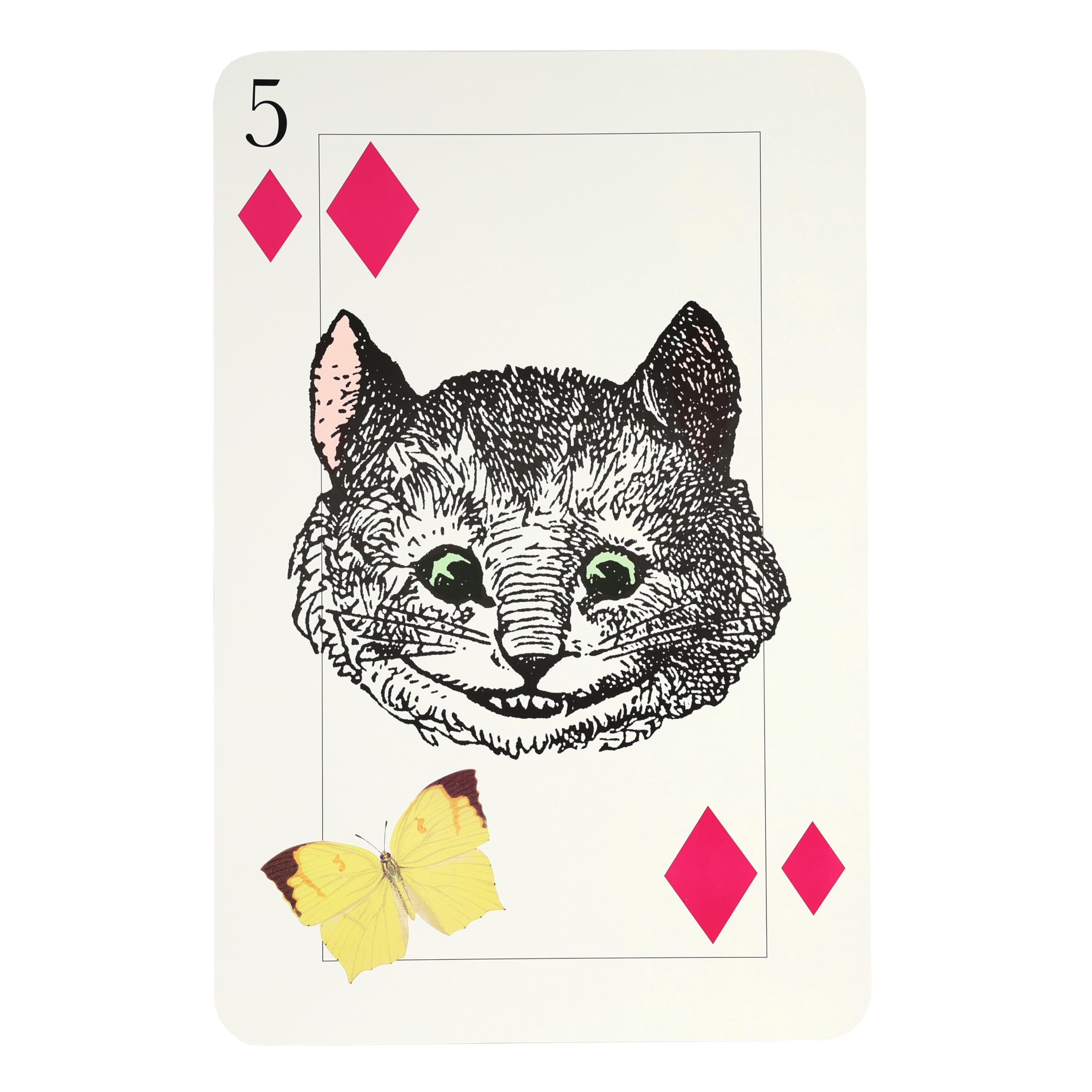 8 x Decorazioni riutilizzabili per Feste Alice nel Paese delle Meraviglie Carte da Gioco Oversize Cappellaio Matto Forniture per Feste di tè Onederland Compleanno Decorazione Alice Room Decor Baby