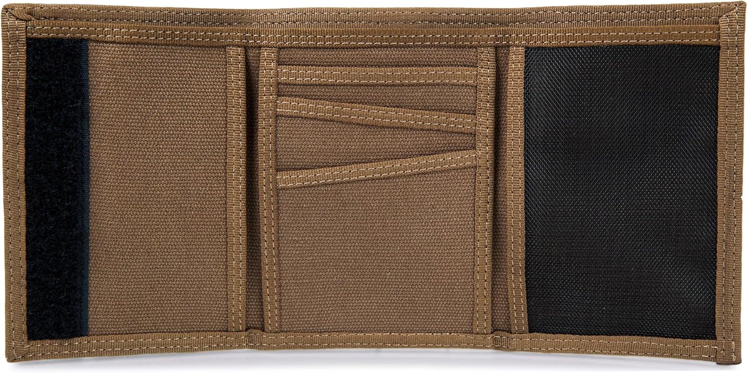 Wolverine Mens Bifold Wallet | RFID Protection | ID Window | Card Slots | Bill Pocket | Durable | Leather | Canvas - Image 3