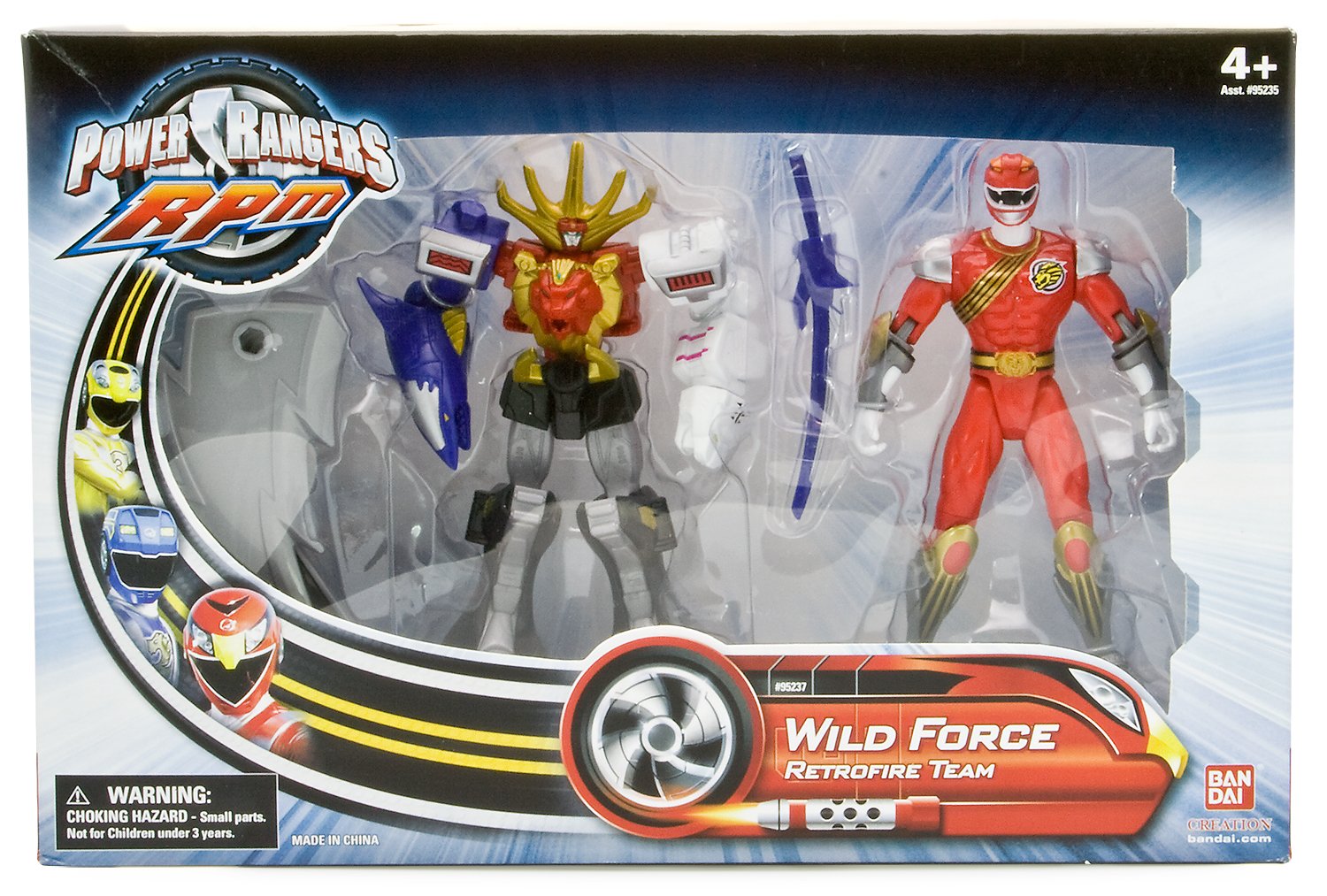 Buy Wild Force Retrofire Team: Power Rangers RPM ~5 inch Action Figure ...