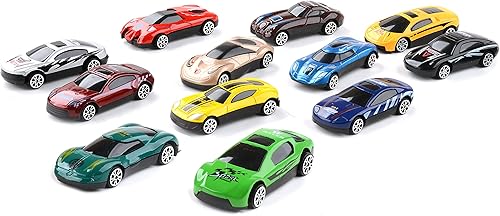 Coches de aleación fundida a presión juego de 8 vehículos de juguete fundidos a presión ideal para todas las edades coches de juguete de aleación