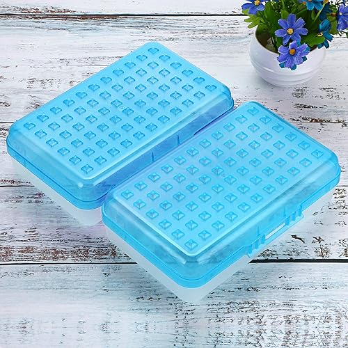 Miniatura 7 de BTSKY Paquete de 6 cajas multiusos, caja de lápices de gran capacidad con tapa, cierre a presión, soporte para lápices para organizar y transportar