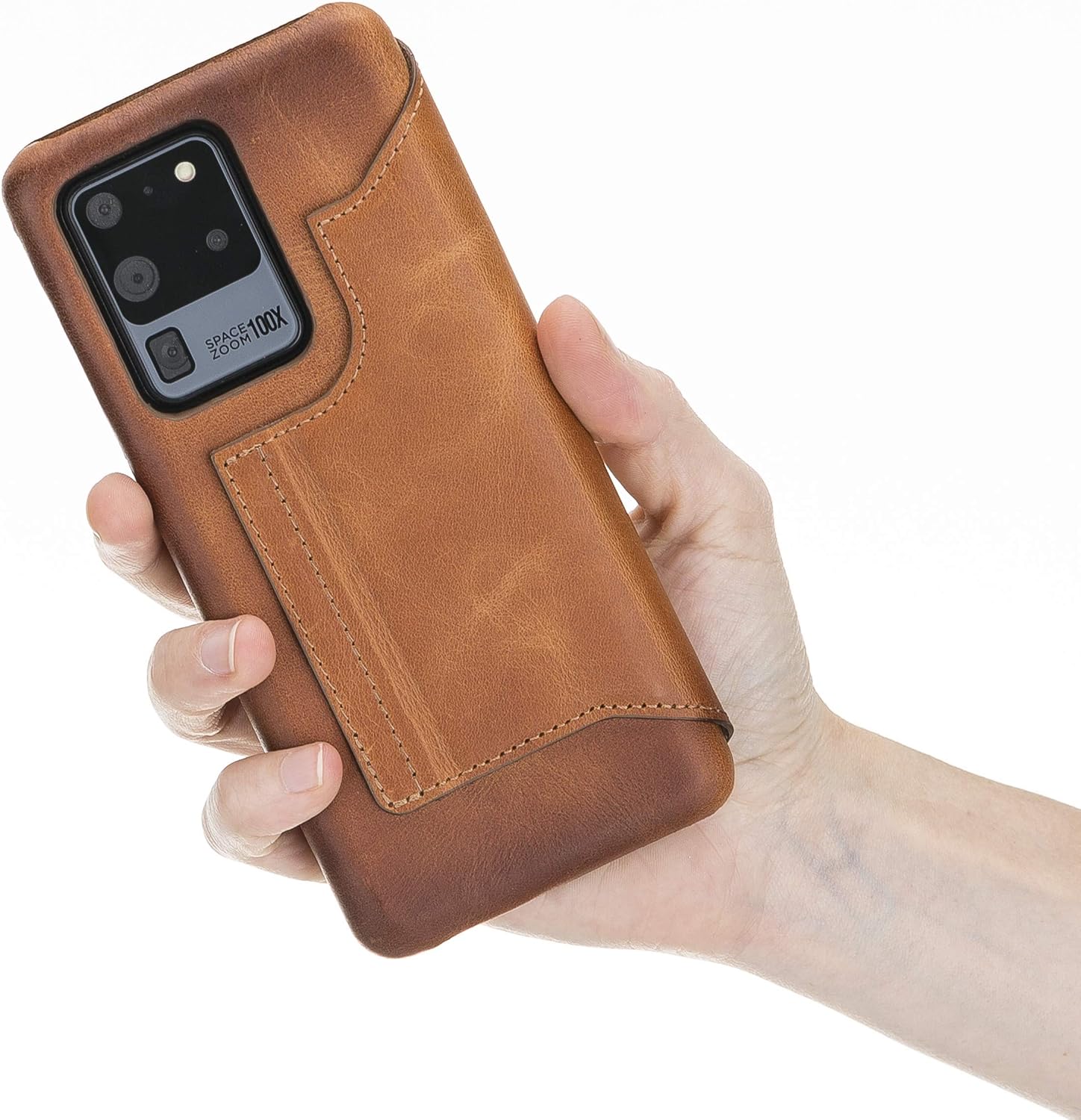 Hоlіdау Dеаlѕ 🛒 Venito Venice Leather Wallet Case Compatible with Samsung Galaxy S20 Ultra - Extra Secure with RFID Blocking (Antique Brown)