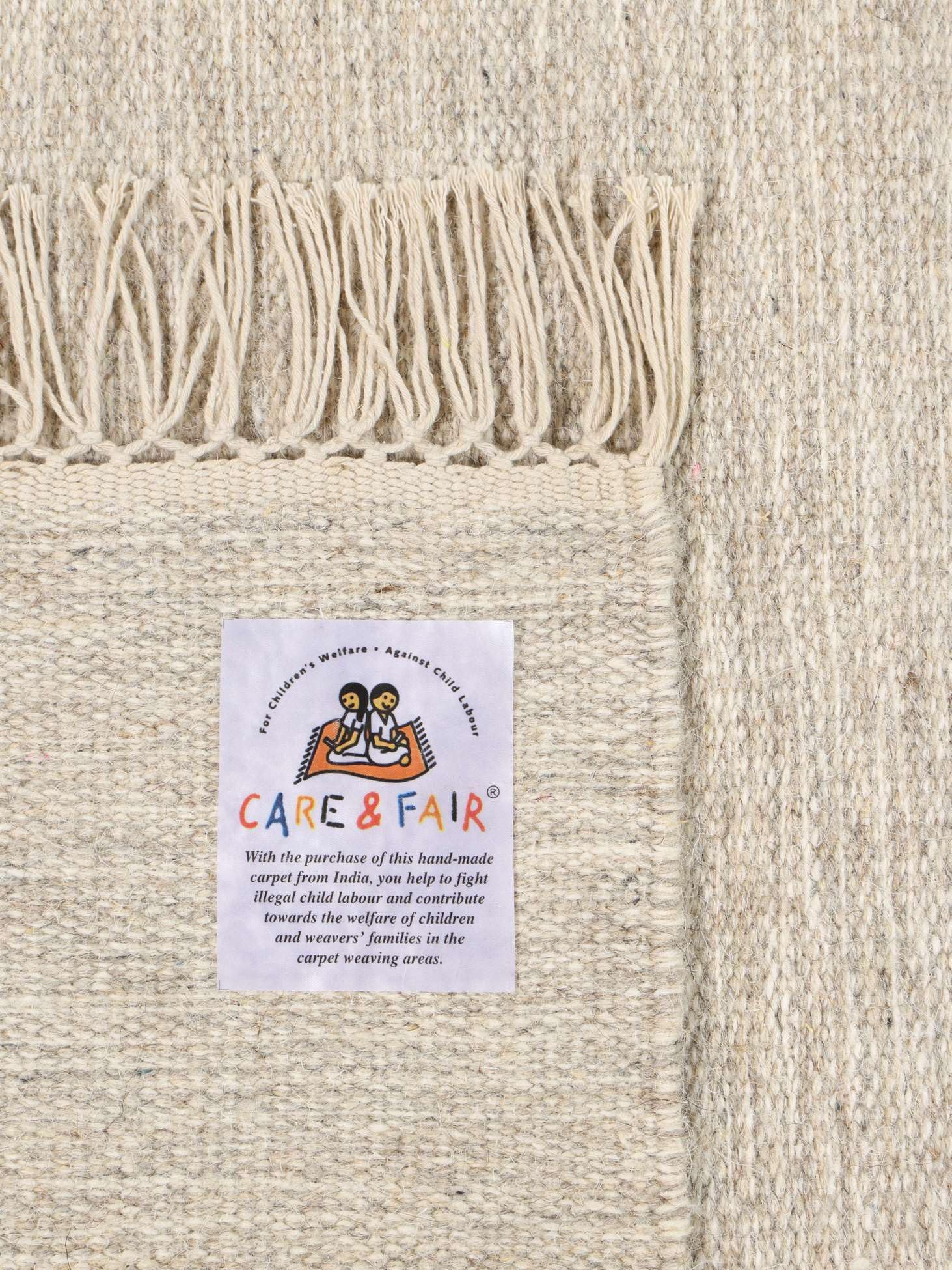 RugVista Melange Alfombra, 80 x 400 cm, Beige | Rectangular, Pelo corto, Limpieza en seco, Oeko-Tex 100, Sala de estar, Comedor, Dormitorio, Cocina, Pasillo