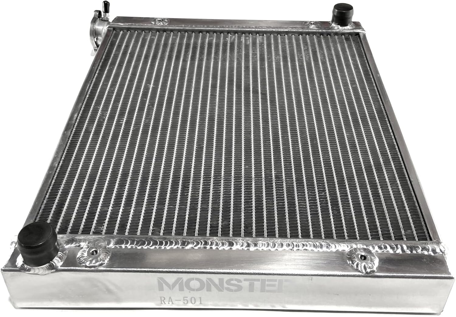 Monster Performance Radiator for Polaris 1241123 1241135 All Weather Corrosion Resistant Quiet Operation Lightweight 3003 Aluminum Alloy