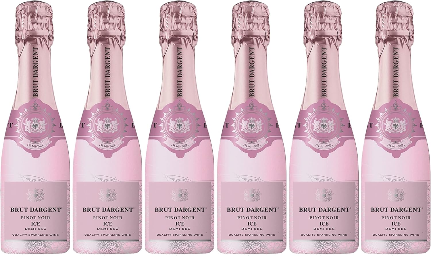 Brut Dargent Ice Pinot Noir Rosé Brut Dargent - Ice Rosé Pinot Noir, Sekt Rosé Halbtrocken (6 x 0.2 L