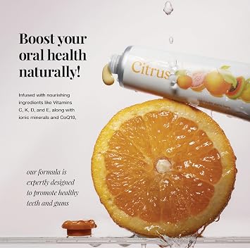 Revitin Toothpaste | Fluoride-Free Prebiotic Citrus Tooth Gel | No SLS, Gluten Free, Dye Free, GMO Free, No Sweeteners | Non-Toxic, Kid Approved