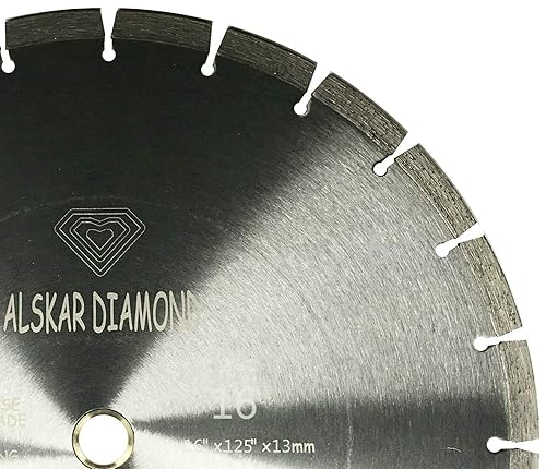 Vista 35 de ADLSS pulgadas de corte seco o mojado, Uso general, Sierra de potencia, hojas de diamante segmentadas para hormigón, piedra, ladrillo, mampostería