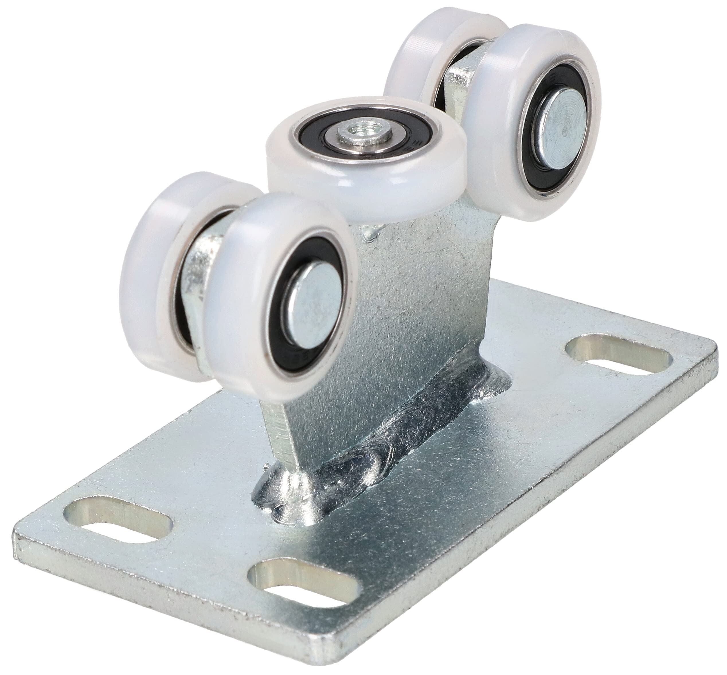 KOTARBAU® Roulette fixe sans réglage de la hauteur Ø 25 5 roulettes Parfait pour différentes portes coulissantes