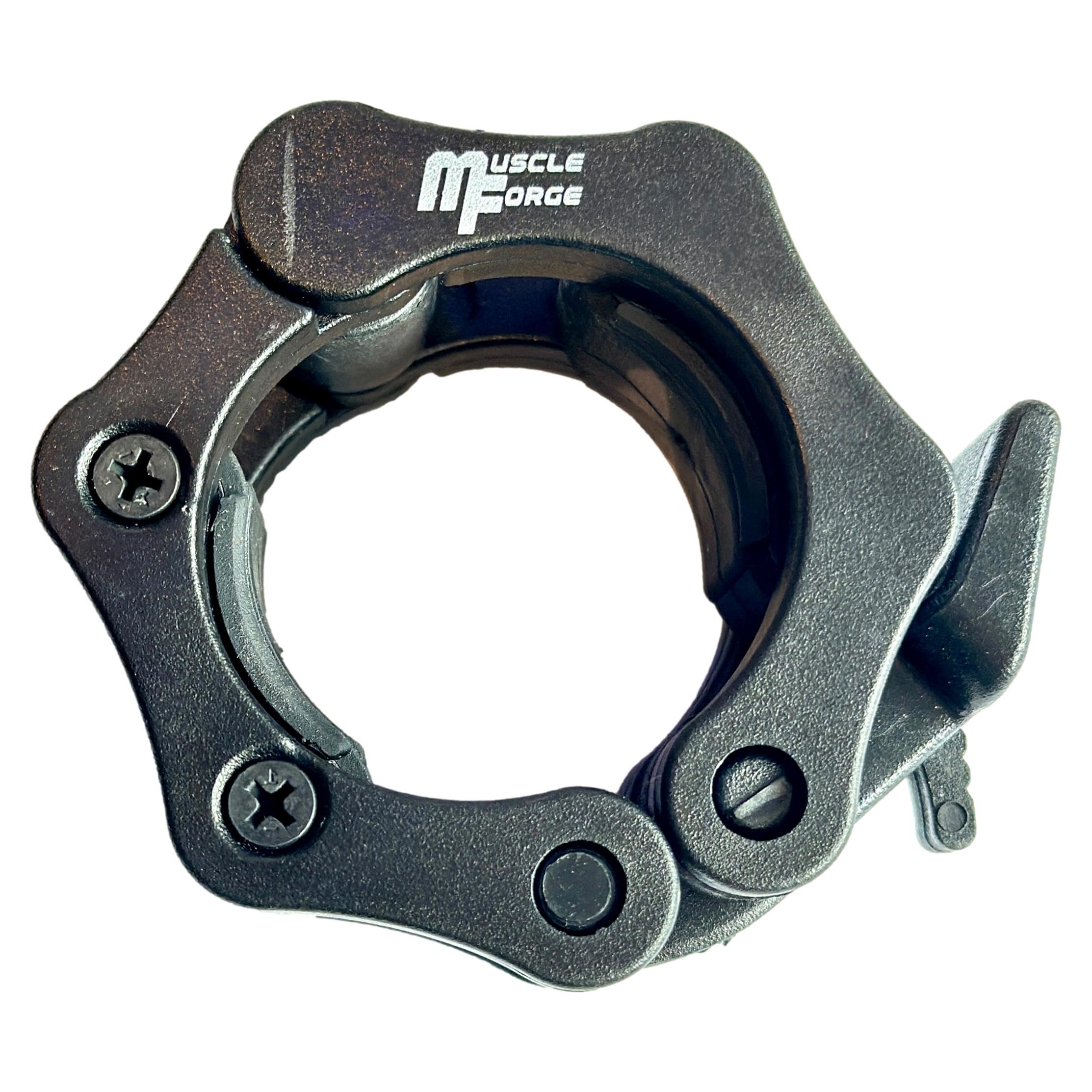 MuscleForge Olympic Barbell Clips 50mm, Quick Release Barbell Clamps for Weightlifting - Image 4