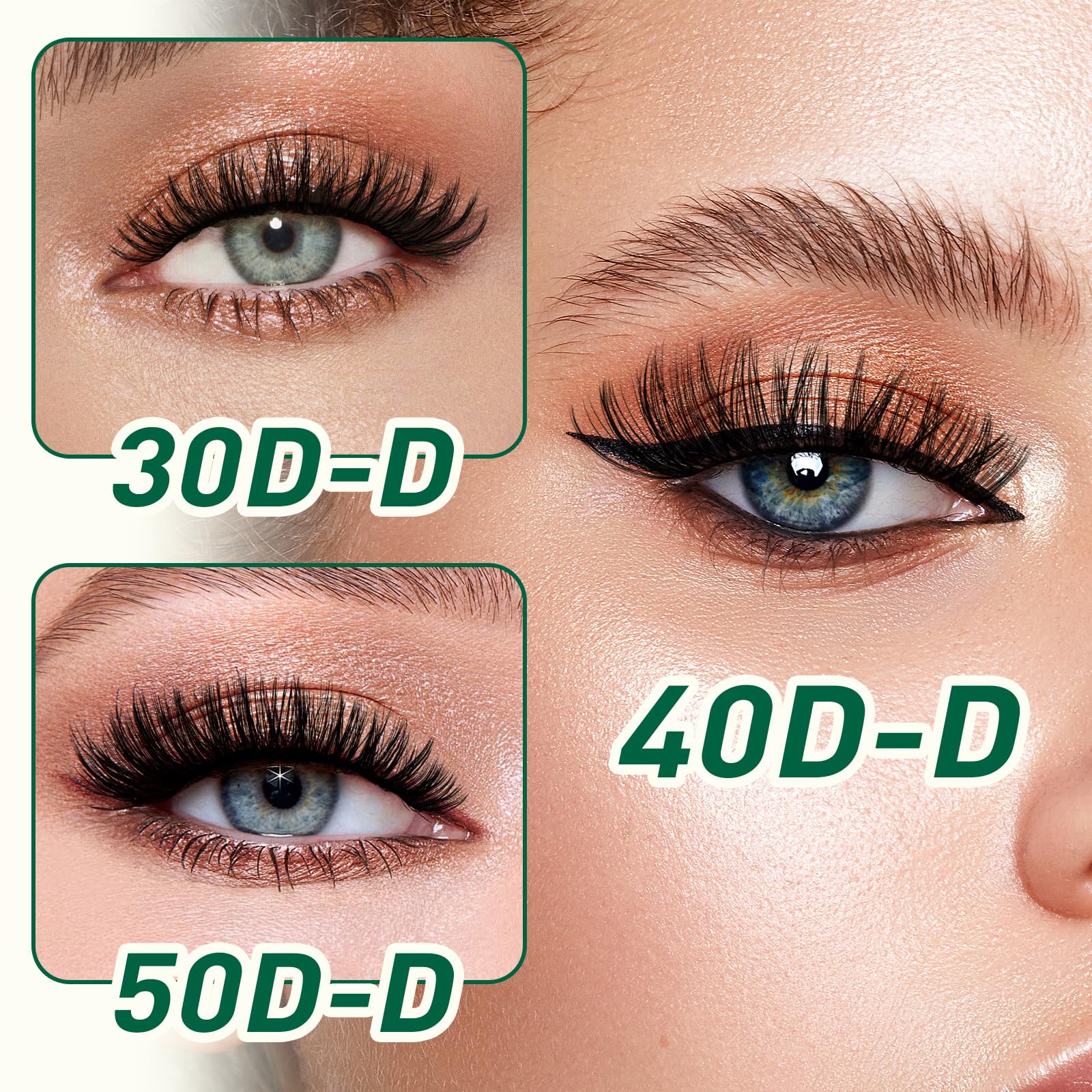 DIY Wimpernverlängerung Kit KEYYOU 300Pcs 40D 0.07D Curl 8-16MIX Wimpern-Cluster-Kit mit Wimpern Kleber Entferner Applikator einfach zu bedienen für Anfänger (Kit-40D-0.07D,8-16MIX)