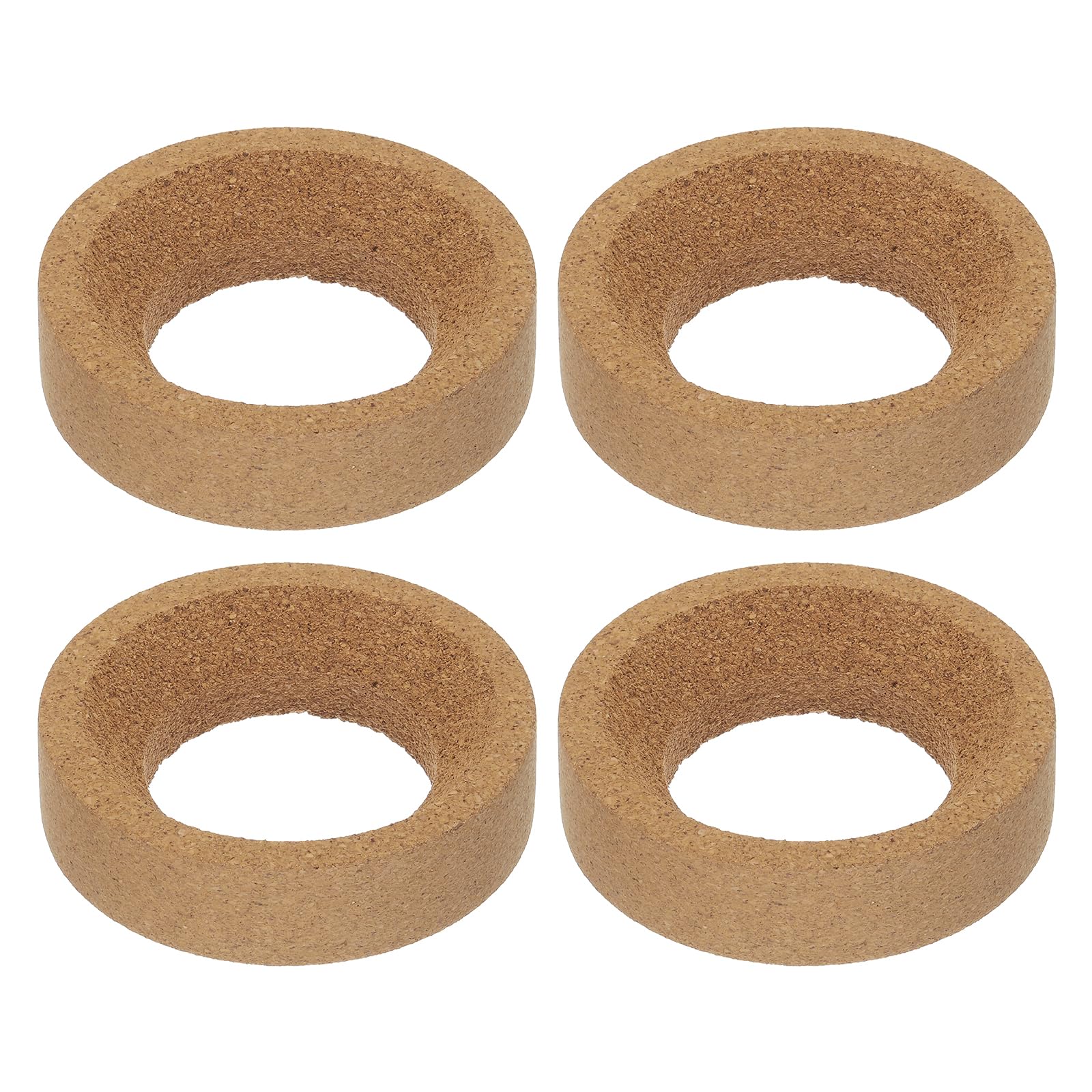 uxcell Lab Flask Support Cork Stand 120mm Diameter Round Bottom Holder for 500ml-3000ml Flasks 4Pcs