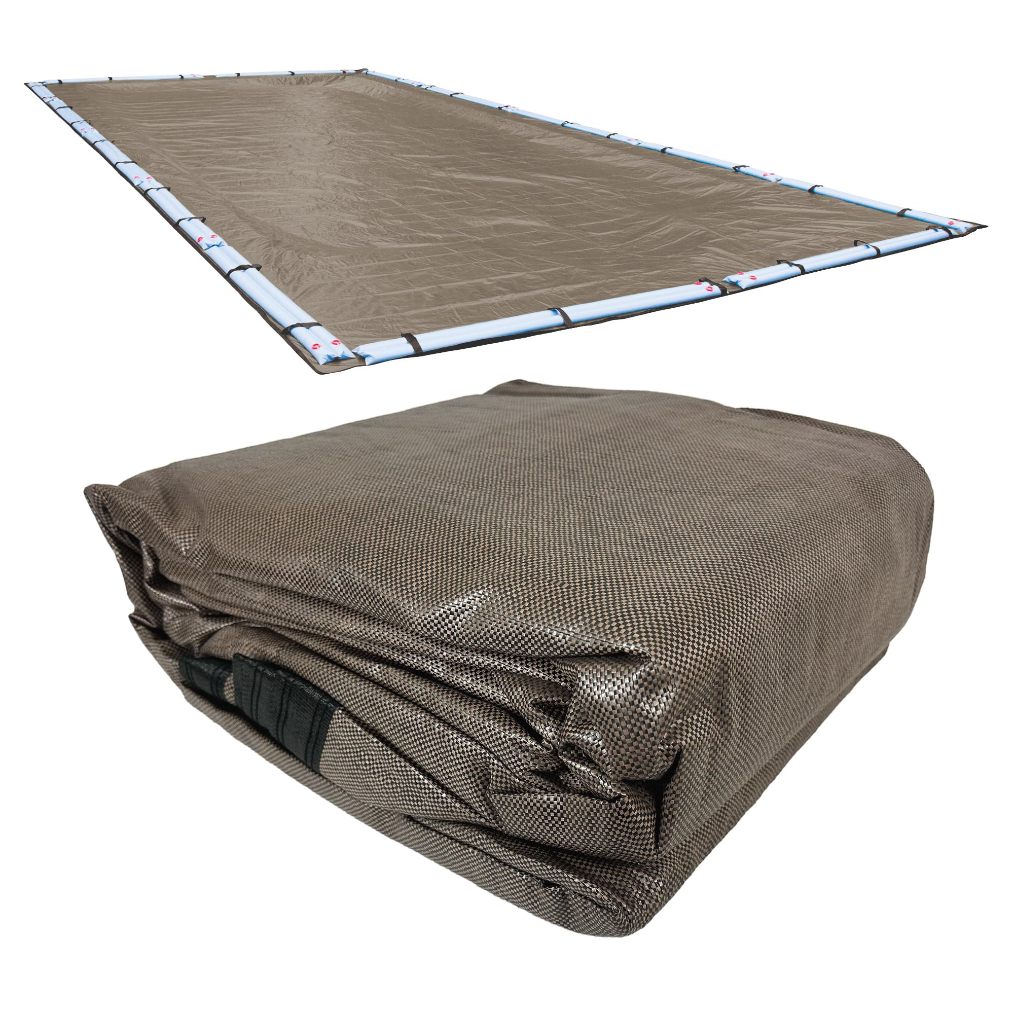 Robelle 431636R Premium Mesh XL Taupe Winter Cover for In-Ground Swimming Pools, 16' x 36'