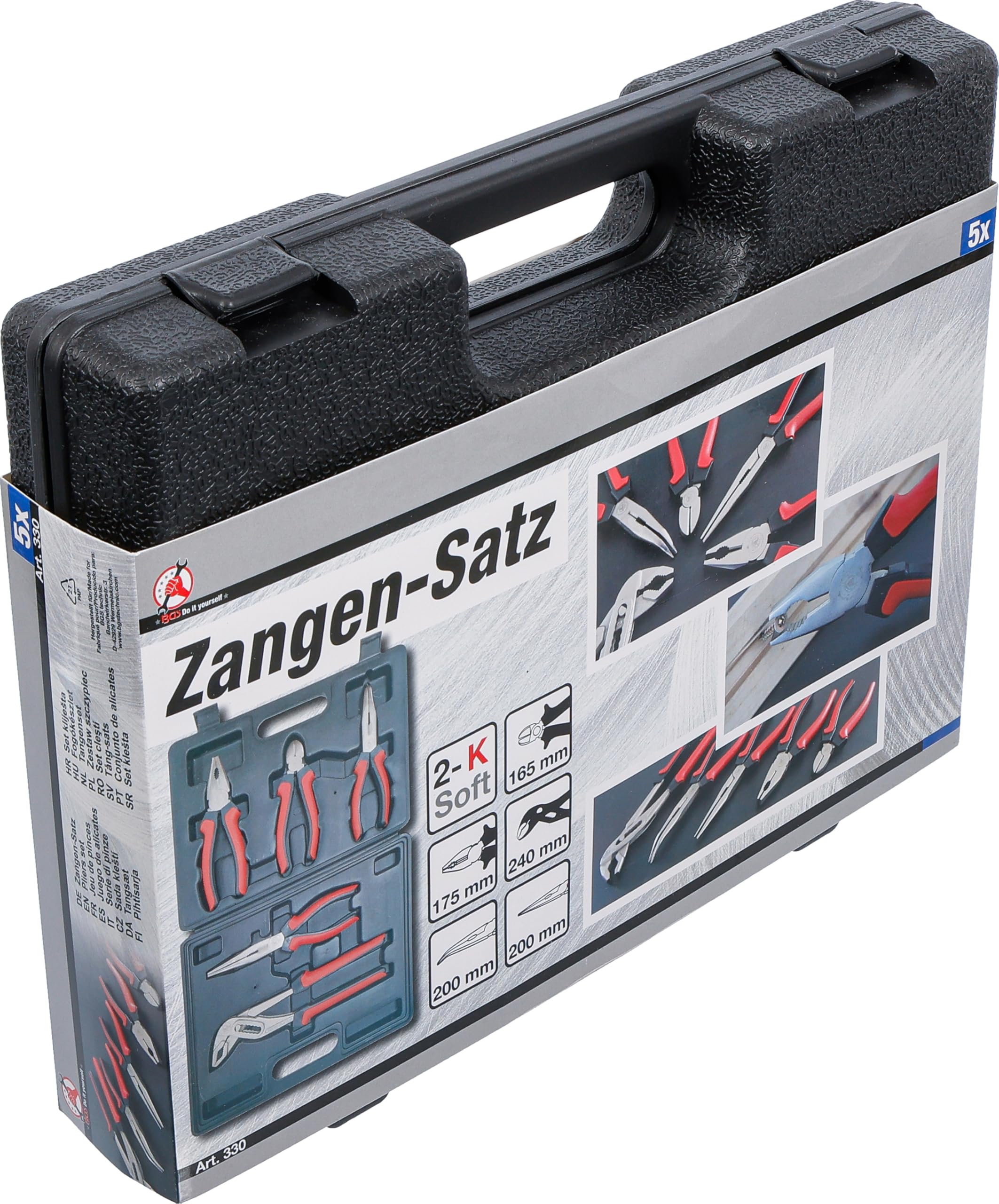 BGS Diy 330 | Zestaw szczypiec | 5 szt.