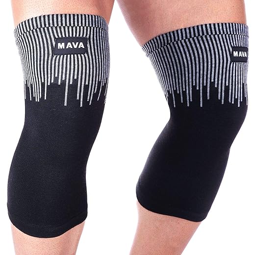 2. Mava Sports Knee Support Sleeves