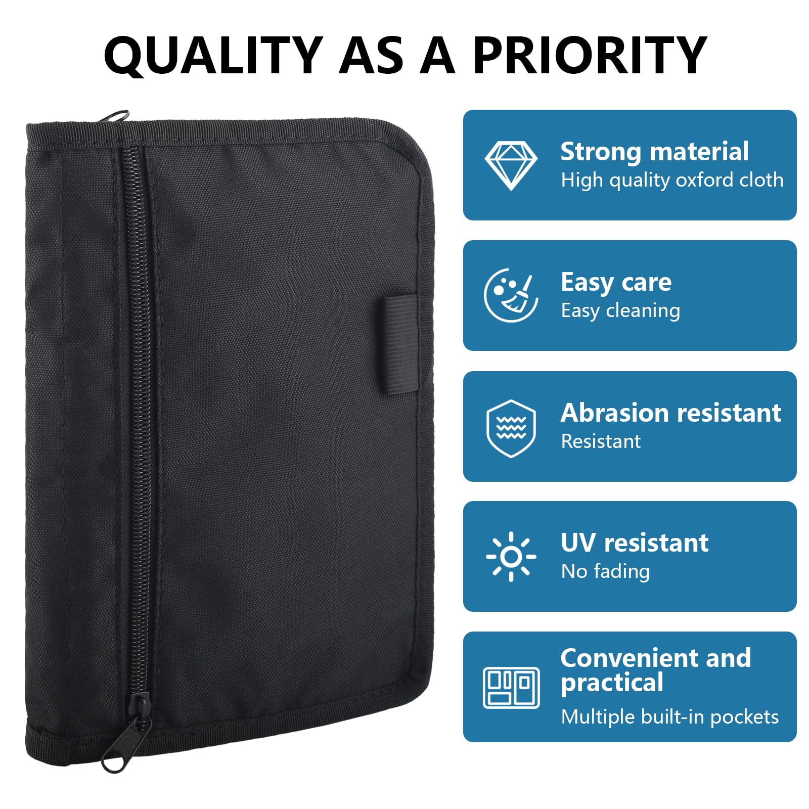 Handschoenenkastje Compartiment Organizer - Auto Document Houder - Handleiding Case Pouch - Voertuig Opslag Portemonnee voor Registratie & Verzekeringskaart - Premium Auto Papierwerk Houder - Logboek