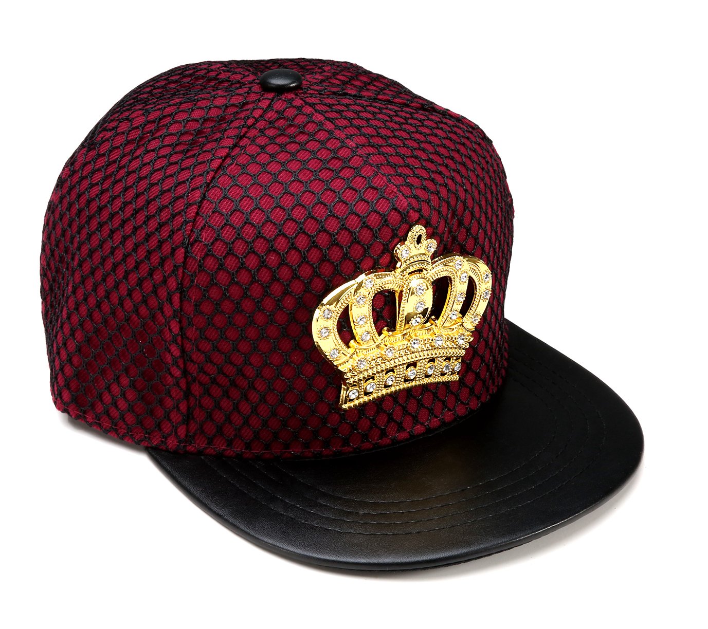 REINDEAR Royal King Crown Baseball Cap Hip-hop Snapback Hat