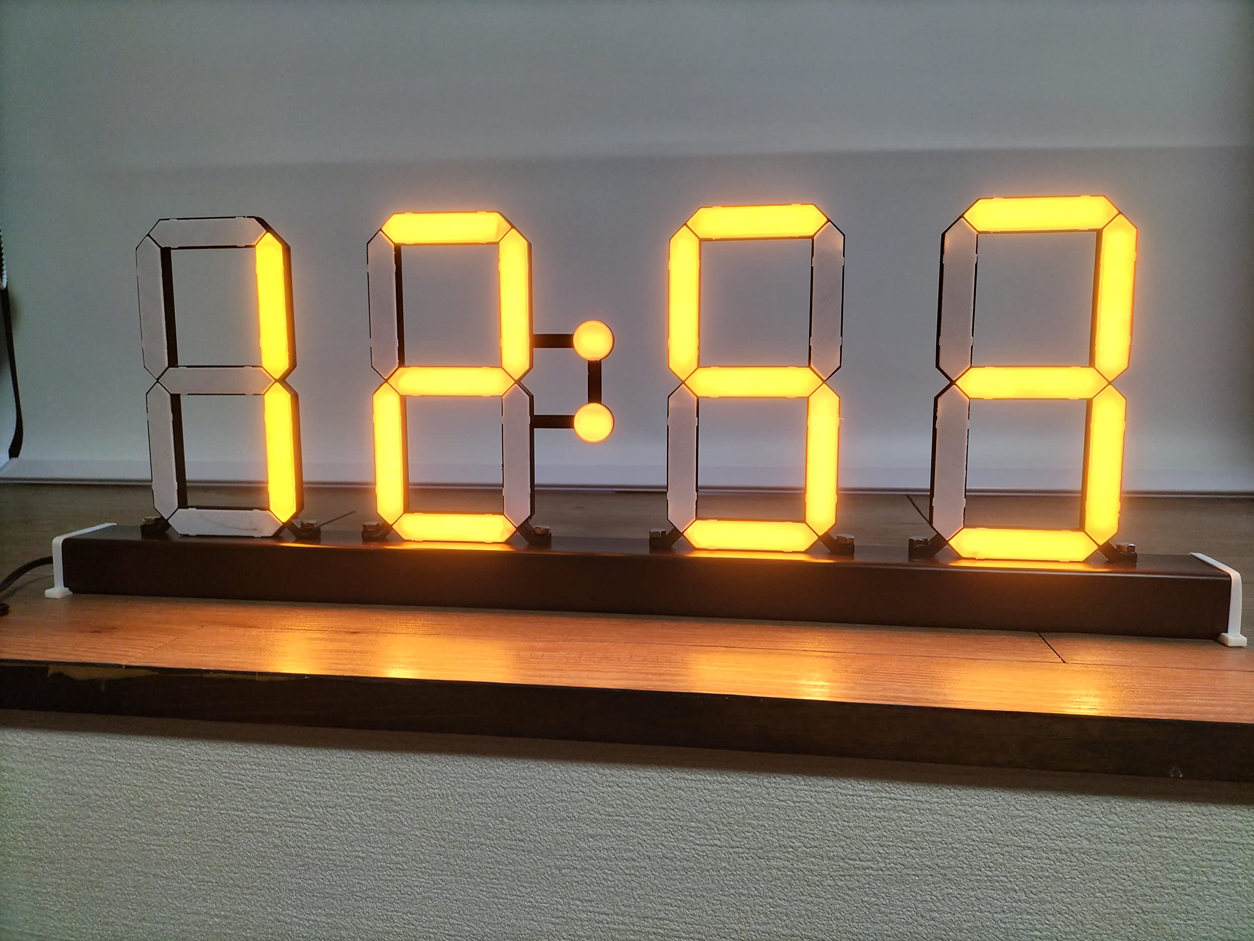 デジタル時計 大きい携帯電話自動BluetoothアプリWIFI 日本製