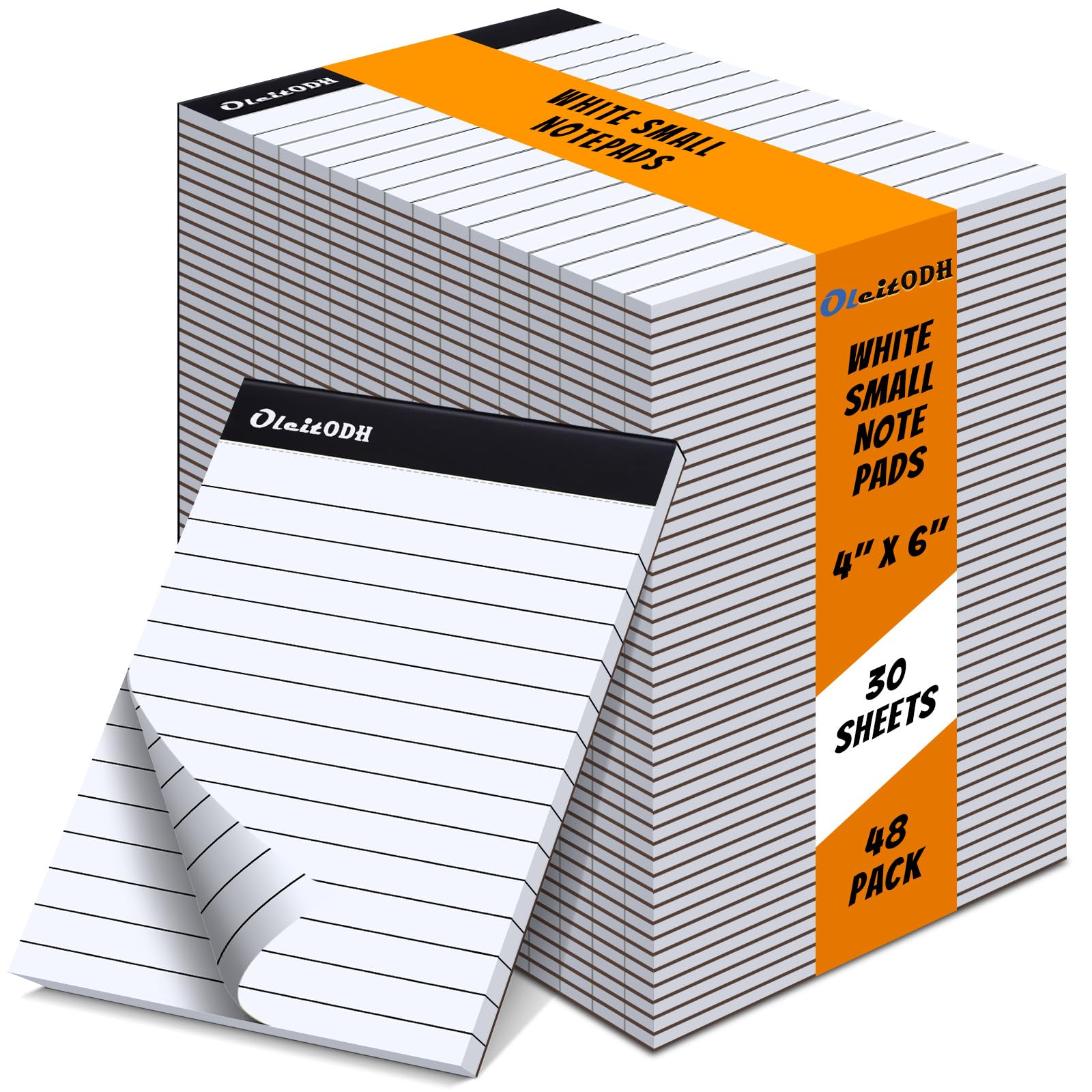 Oleitodh 48 Pack 4 x 6 Inch Notepads White Memo Pads Writing Pads
