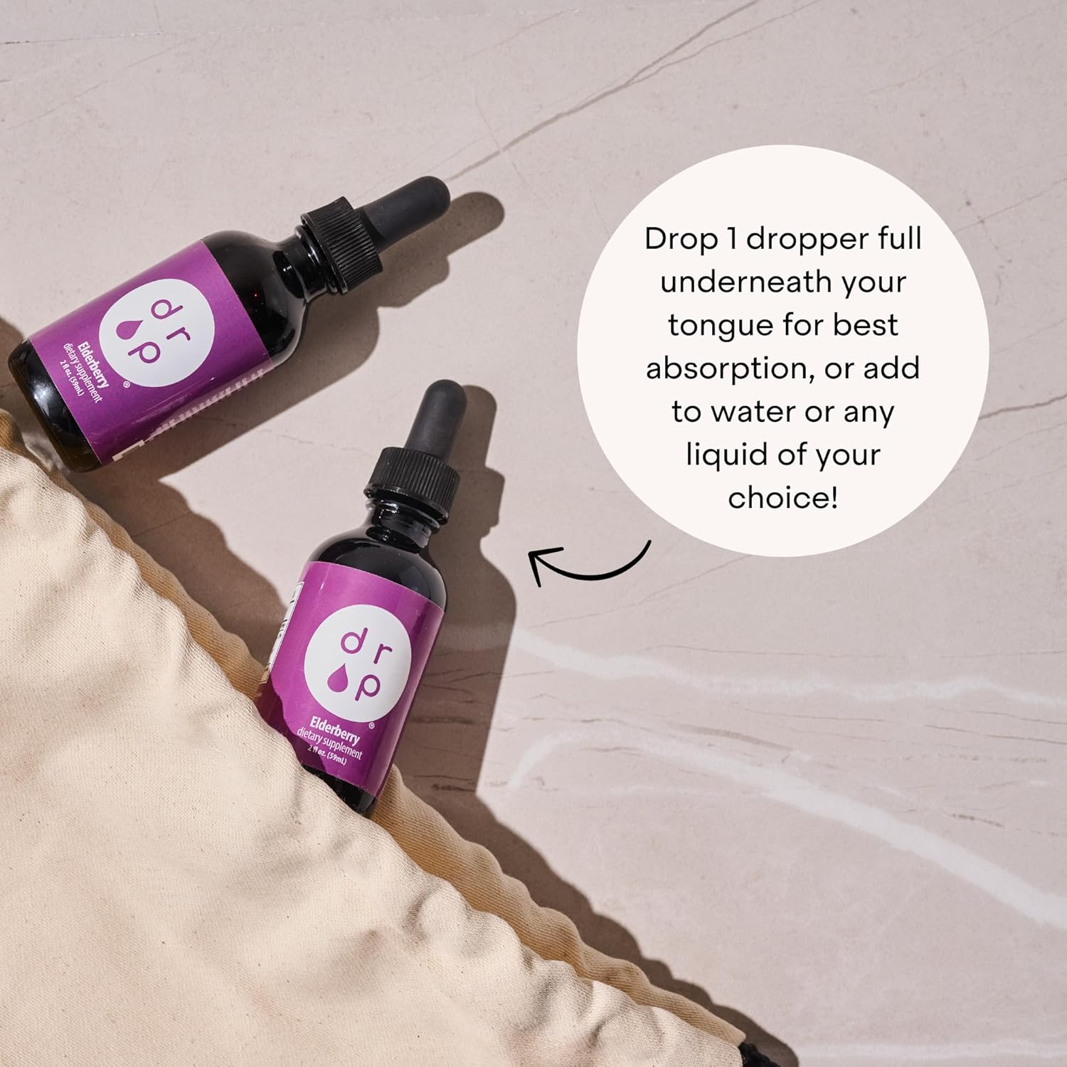 Elderberry Liquid Drops with Vitamin C – Immune Support Supplement for Kids & Adults – Vegan, Gluten Free, Non-GMO, No Sugar, No Artificial Preservatives – 2 Month Supply by Drop Supplements - Image 5