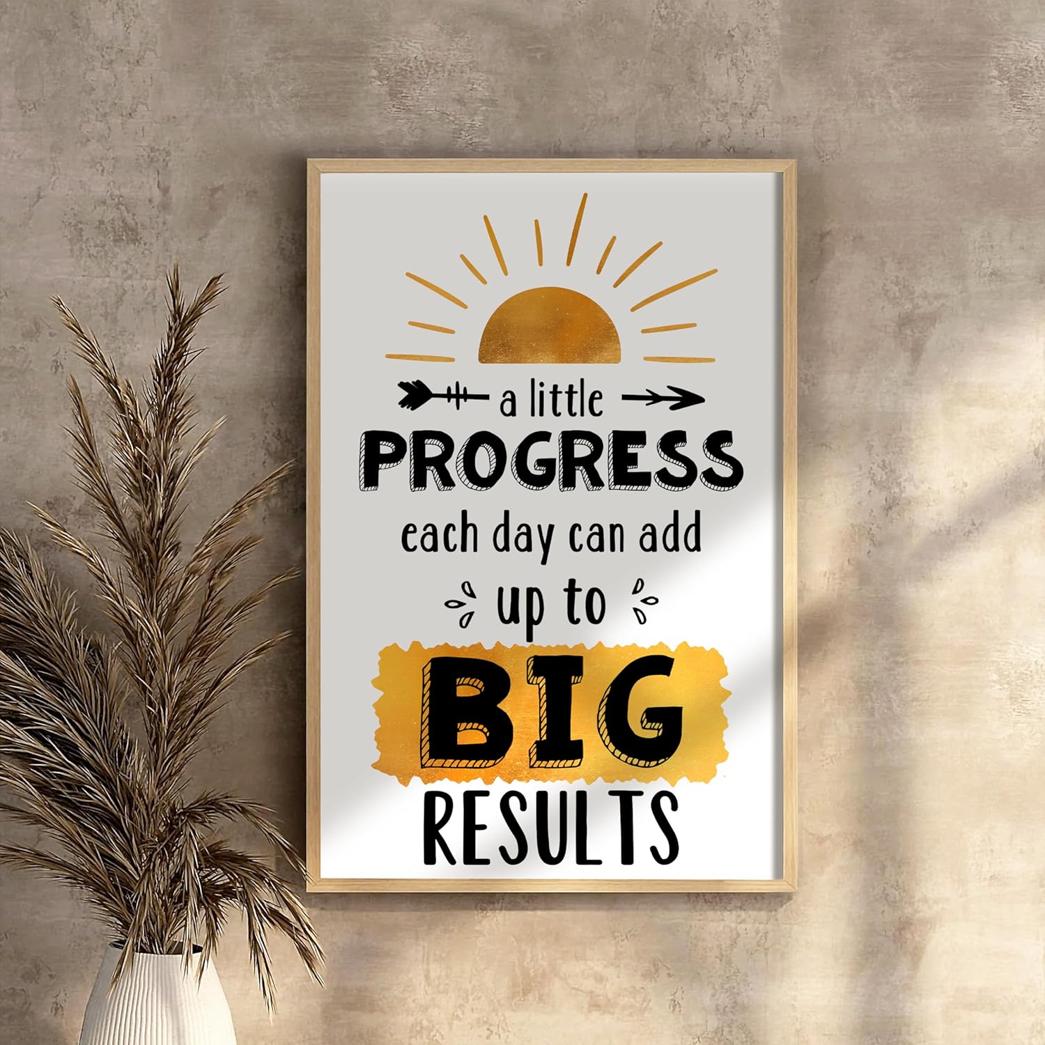 VLPGifts A Little Progress Each Day Can Add Up To Big Results - Office Decor Posters - Mental Health Poster - Motivational Office Decor Posters, 11”x17”, White 3 VLPGifts A Little Progress Each Day Can Add Up To Big Results - Office Decor Posters - Mental Health Poster - Motivational Office Decor Posters, 11”x17”, White
