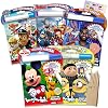 Assortment Boys Bundle of 5 Imagine Ink Coloring Book Featuring Favorite Cartoon Characters Mess Free Invisible Ink Pens
