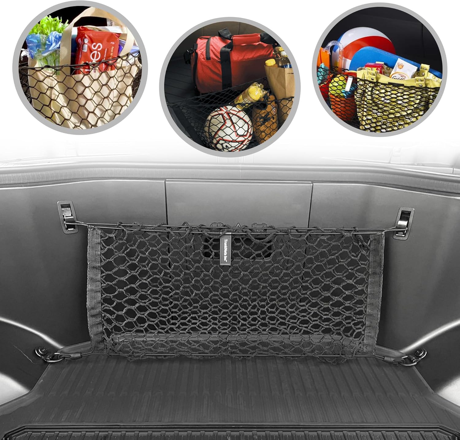 Envelope Style Frunk Mesh Cargo Net for F-150 Lightning 2022-2026 Car Accessories - Premium Frunk Organizers and Storage - Cargo Bed for Pickup Truck