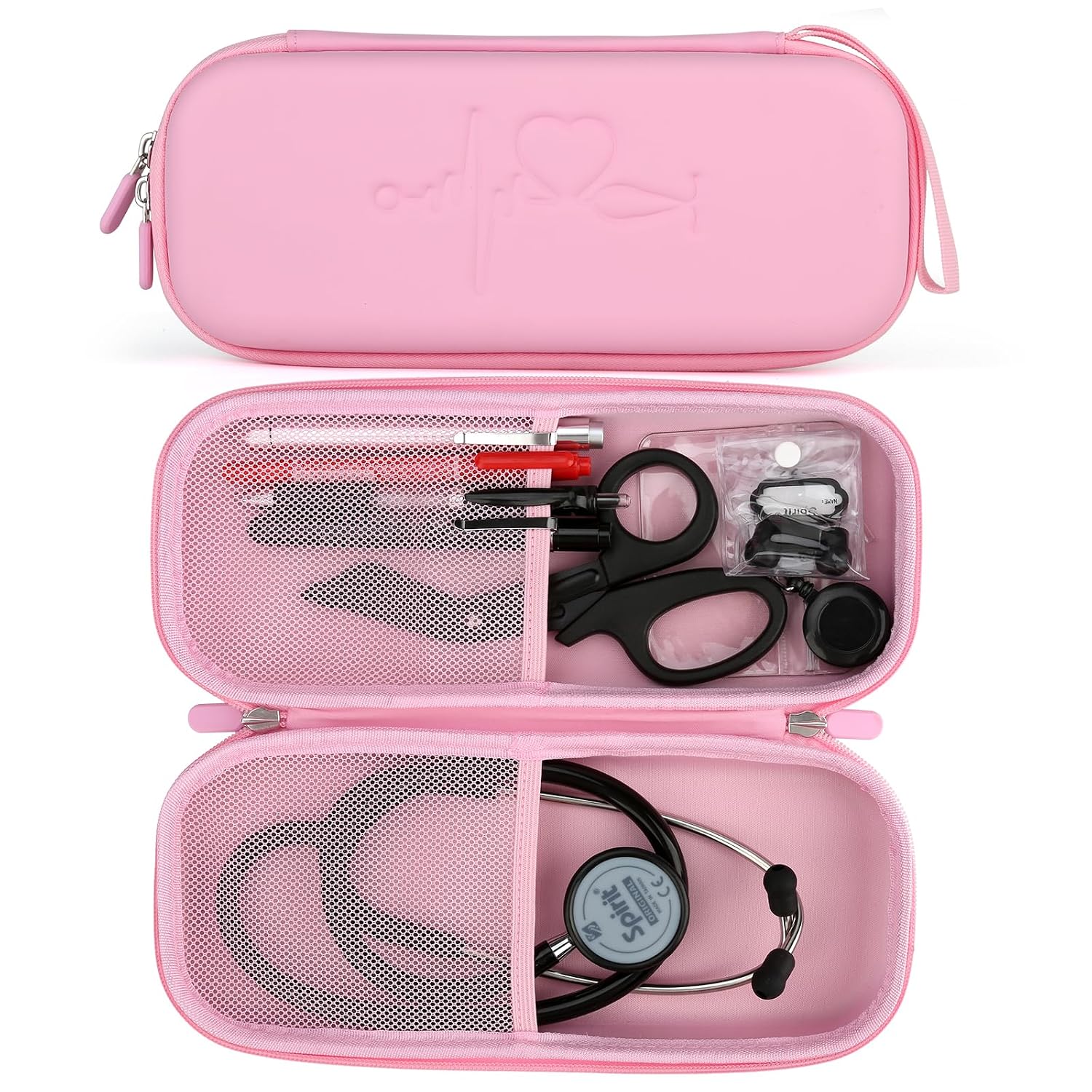 CDBXPRG Stethoscope Case for Littmann Classic III & Cardiology IV,Pink