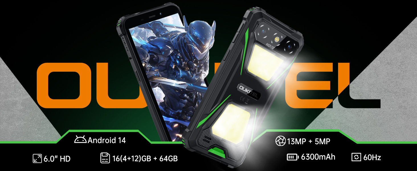 OUKITEL G5 SIMフリースマホタフネススマホ 900LMキャンプライト Amazon | OUKITEL G5 防水 タフネススマホ 16GB+128GB/1TB SIMフリー