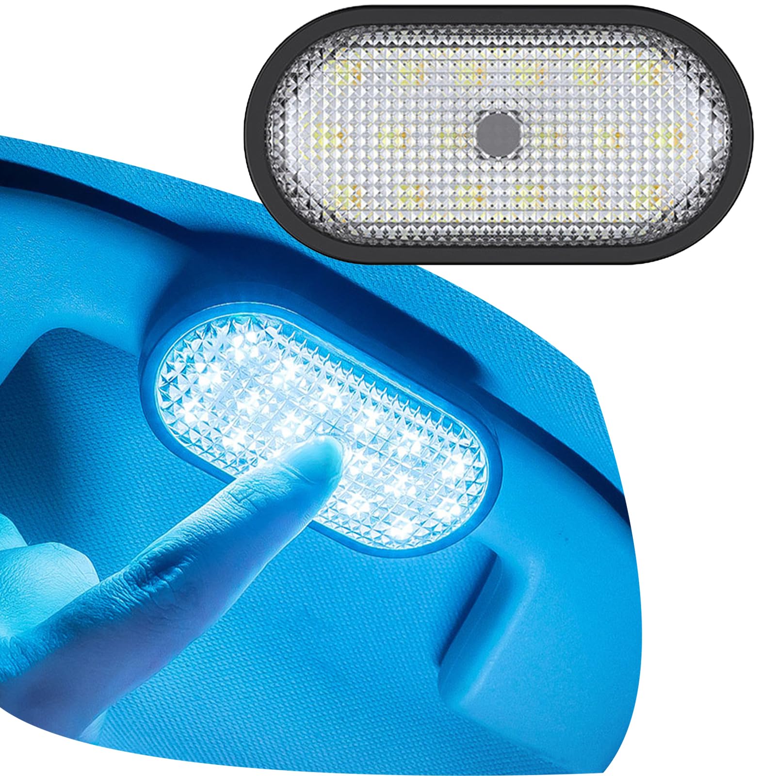 Amazon.co.jp: 車内ライト LED照明 6色調光 磁気/マジックテープ両用
