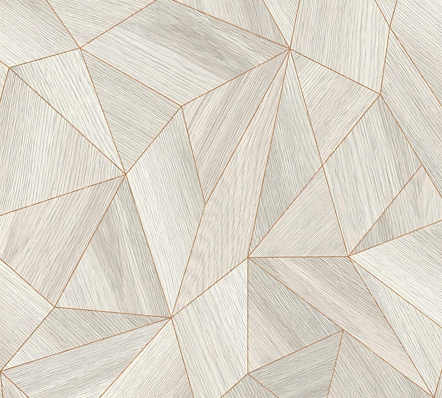 Papier peint motifs graphiques Profhome pour masquer imperfections mur intissé