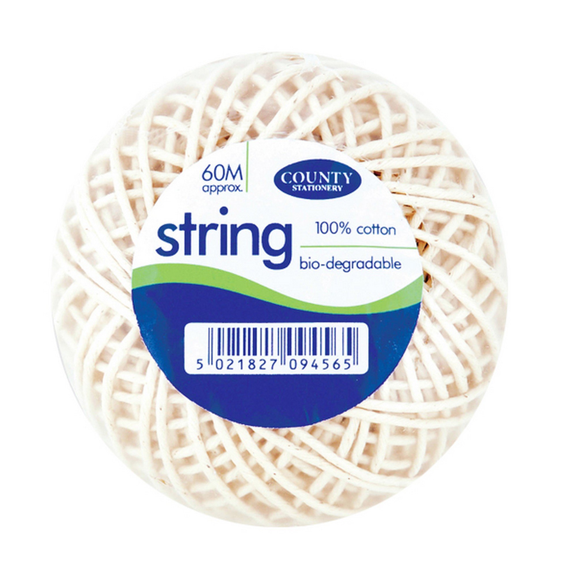 County 60m Cotton Medium String Ball
