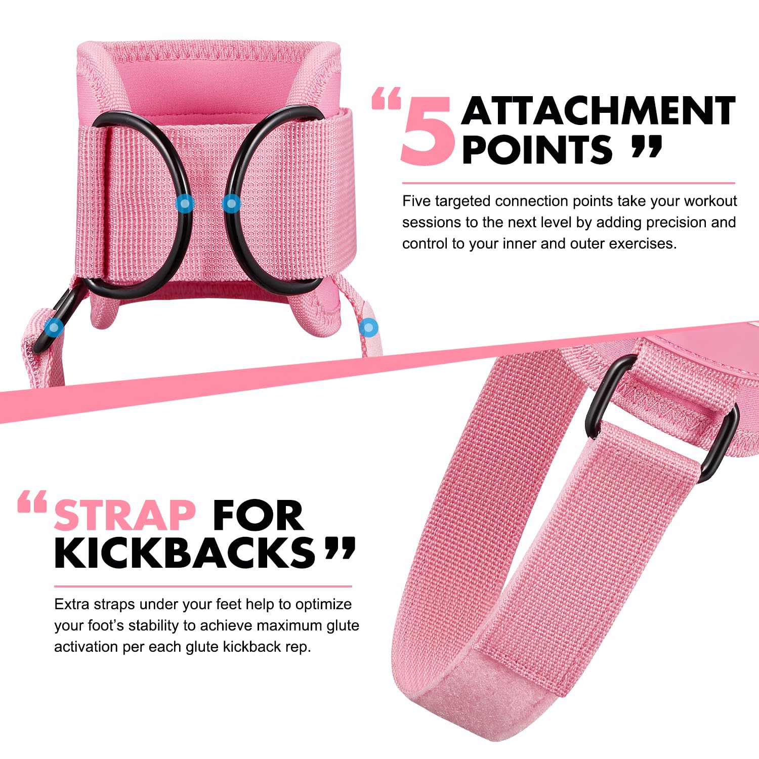 Amazon.co.jp: ケーブルマシン用アンクルストラップ ジムアンクル