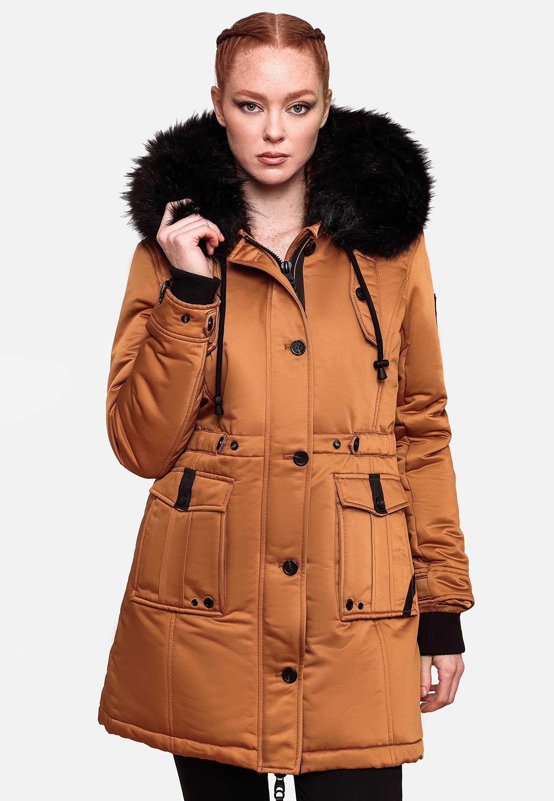 Navahoo Damen Warmer Winterparka mit Kapuze Luluna Prc XS-XXL