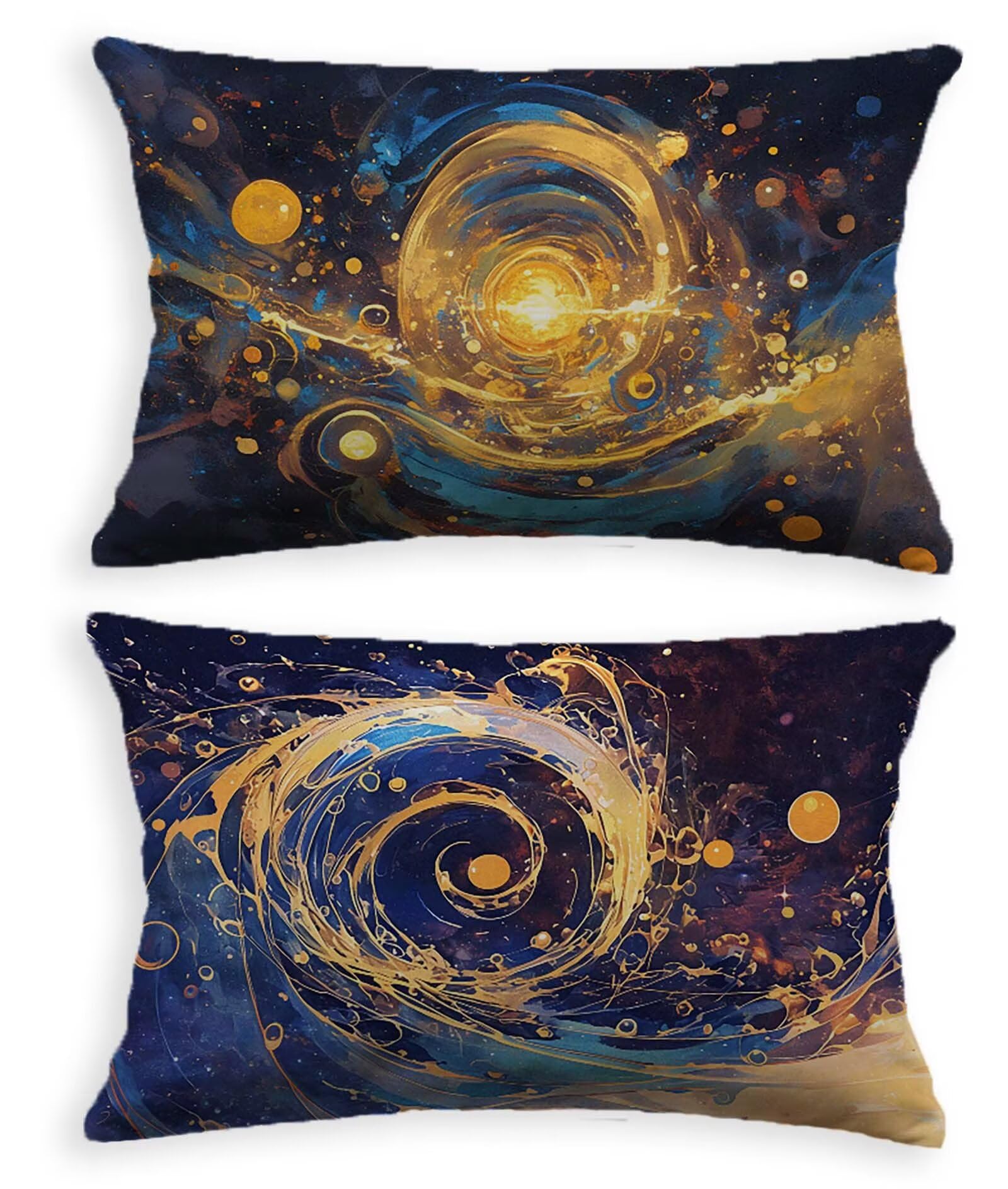 Coussin couleur abstrait en velours 40x80 cm pour réveiller la déco du salon