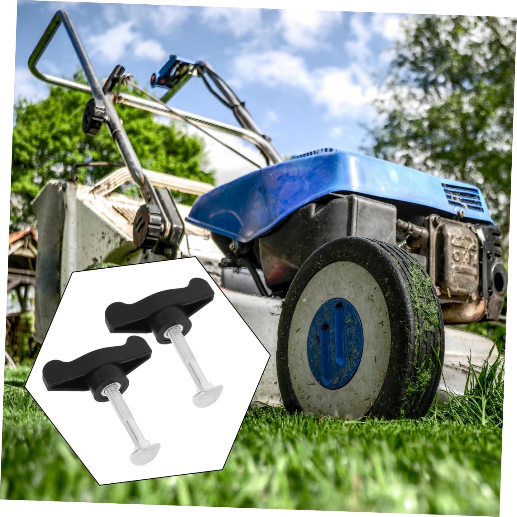 Milisten 2zestawy Sztuk Uniwersalnych Śrub T-handle Do Wymiany Uchwytów Kosiarki Kompatybilny z Modelami Łatwy Instalacji Szeroka Kompatybilność z Różnymi Urządzeniami