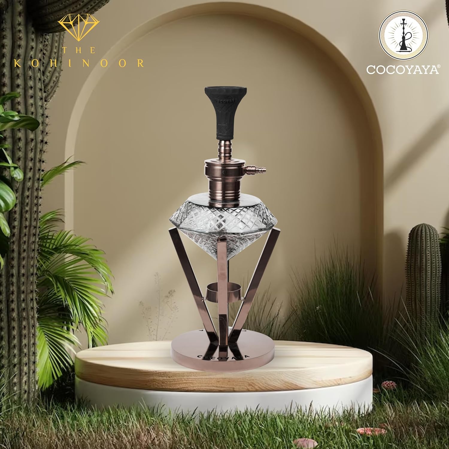 COCOYAYA Hookah Kohinoor Rose Golden