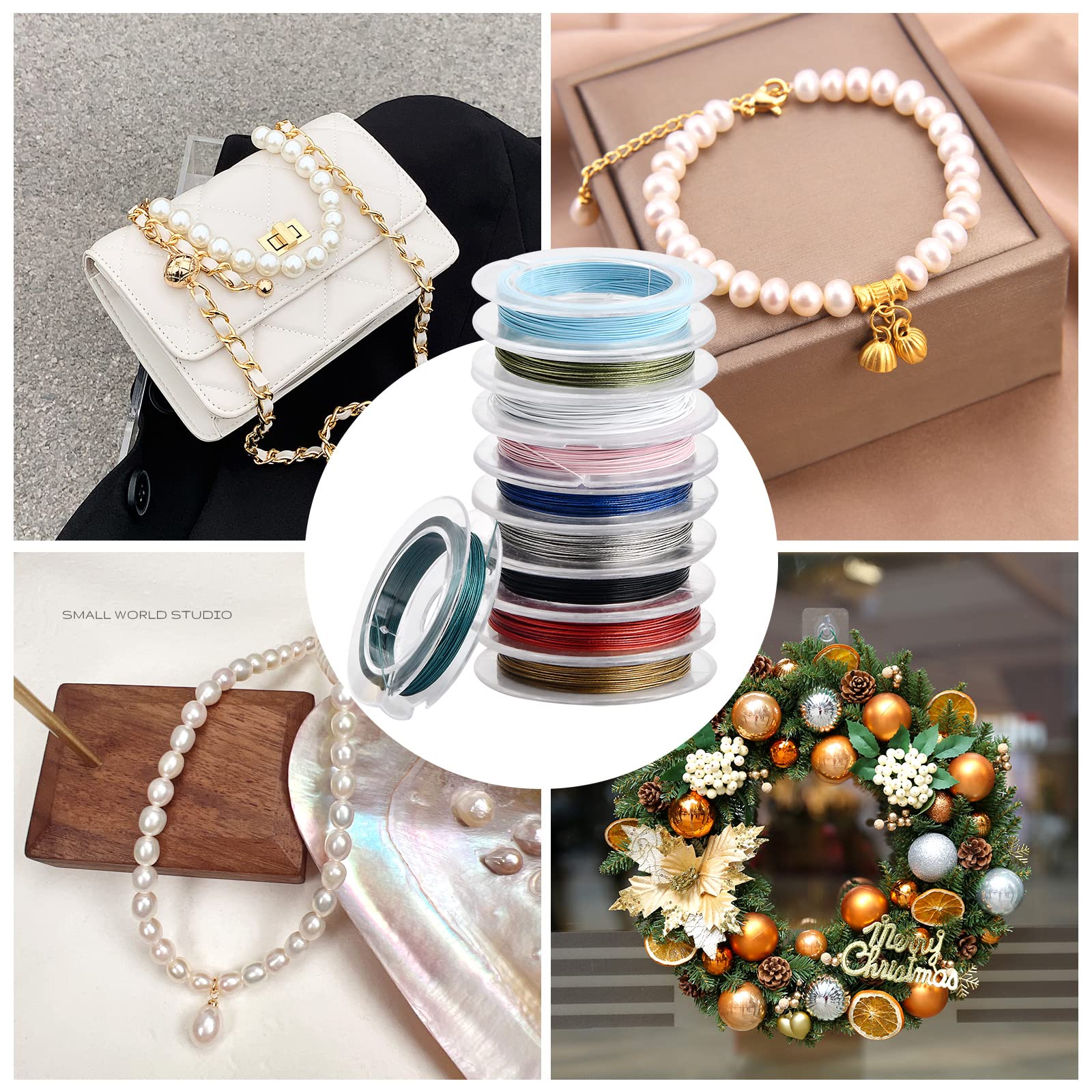 Filo Di Ferro Modellabile 1 Mm - 150 M Per Bigiotteria, Gioielli, Bonsai E Artigianato - Foto 4